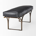 Jessie Black Accent Bench | Calgary Furniture Store
