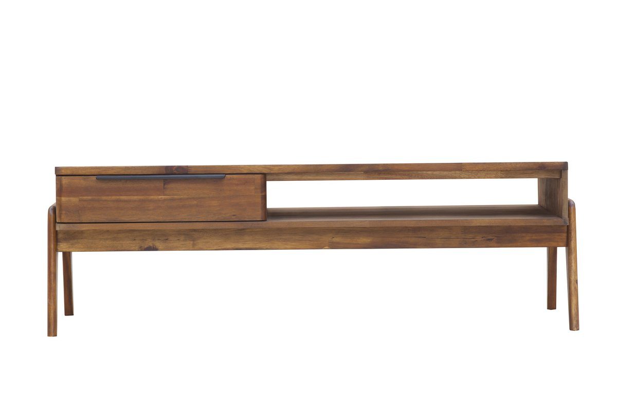 SOLID ACACIA WOOD COFFEE TABLE - Estelle Brown | Calgary Furniture Store