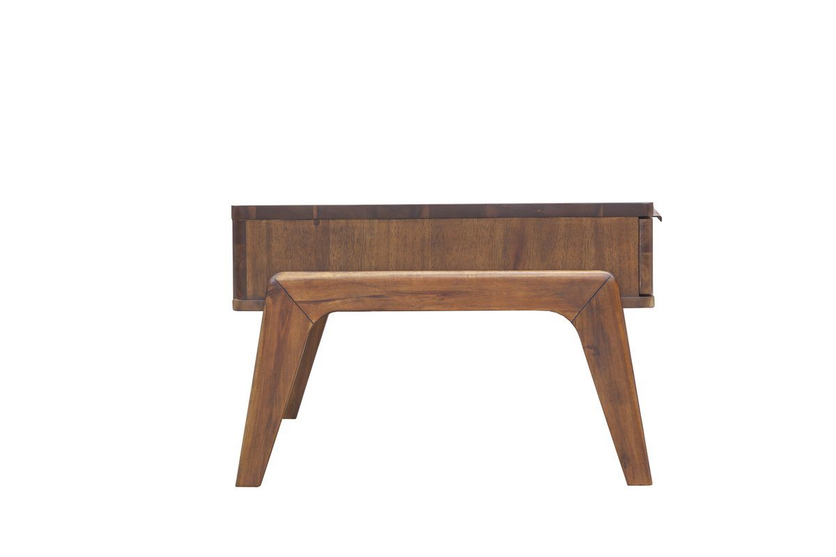 SOLID ACACIA WOOD COFFEE TABLE - Estelle Brown | Calgary Furniture Store