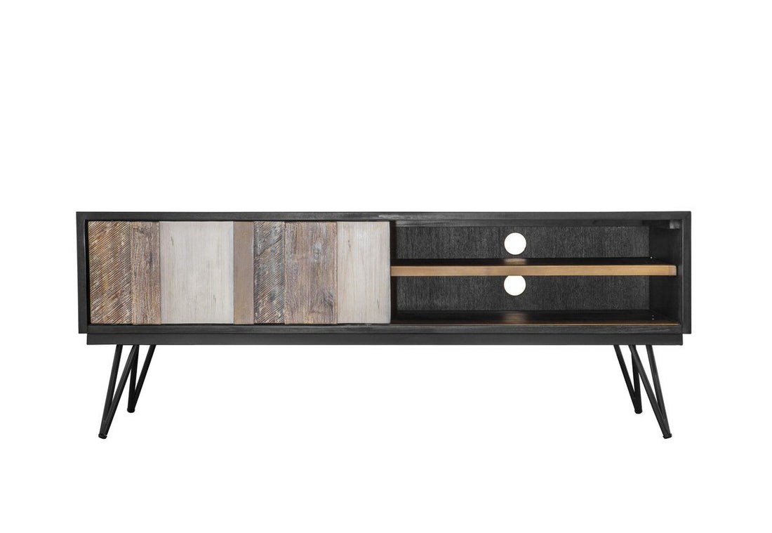 Solid Acacia Wood REGULAR MEDIA UNIT | Calgary Furniture Store