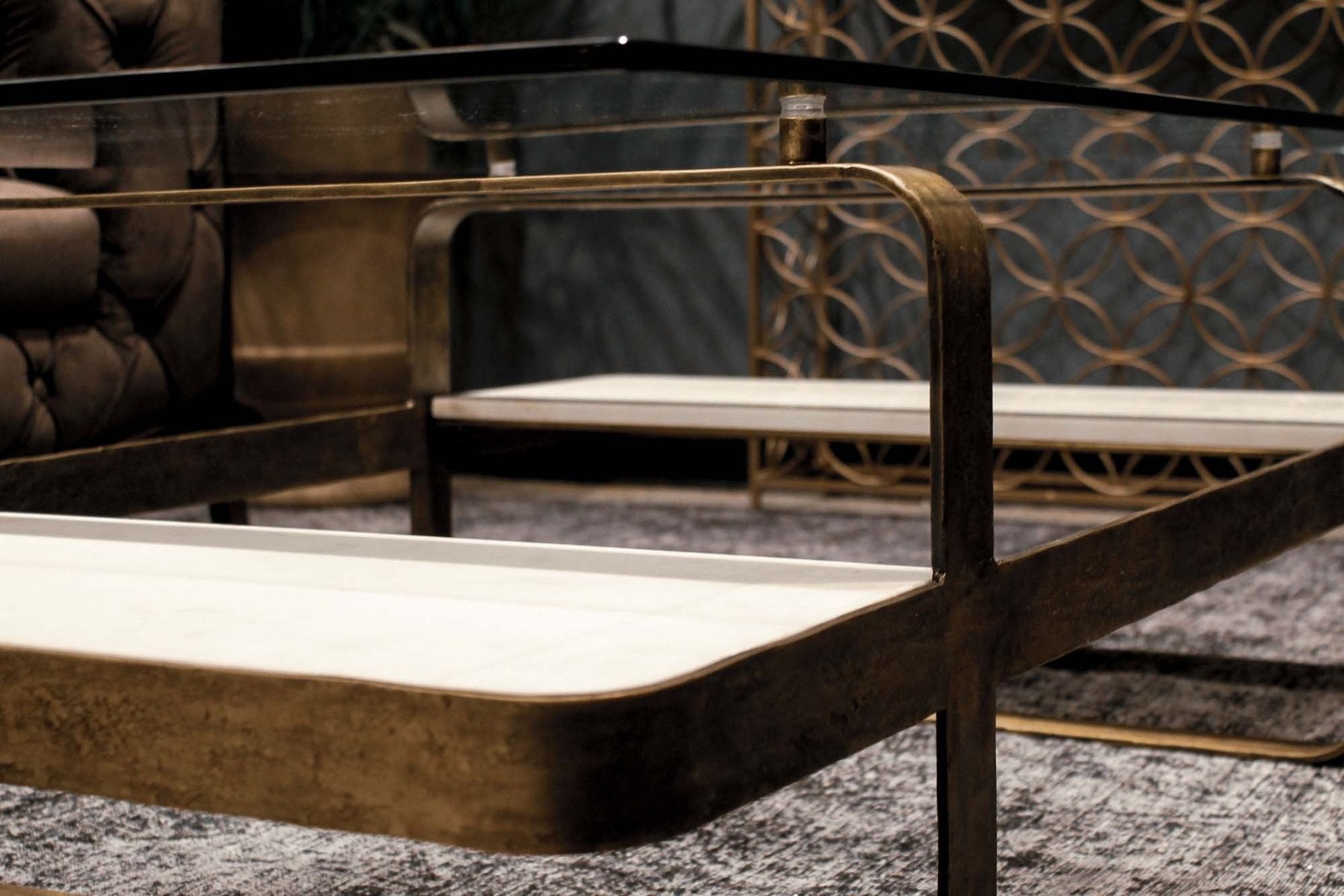 Transparent Glass Coffee Table | Calgary's Furniture Store | Calgary Coffee Table