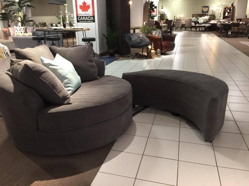 Custom Nest Chair Ottoman, Made in Canada 🇨🇦 | Calgary Furniture Store
