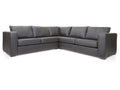 🇨🇦 Custom Black Leather Sectional | Calgary Furniture Store