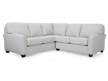 🇨🇦 Custom Leather Sectional - | Calgary Furniture Store