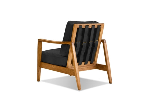 Leather Craftsman Chair Walnut | Calgary Furniture Store