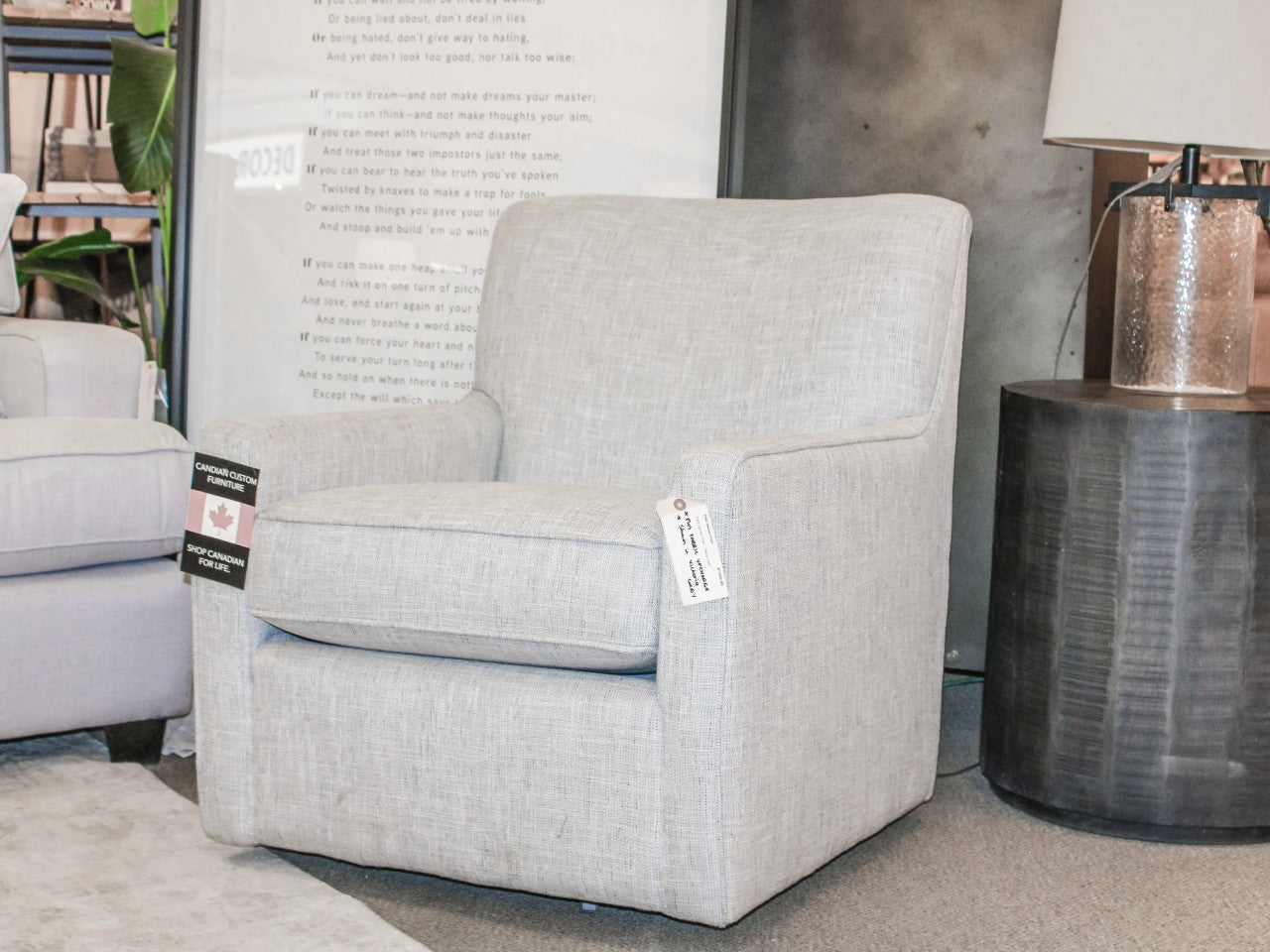 7543 Kingston Swivel Chair | Calgary Furniture Store