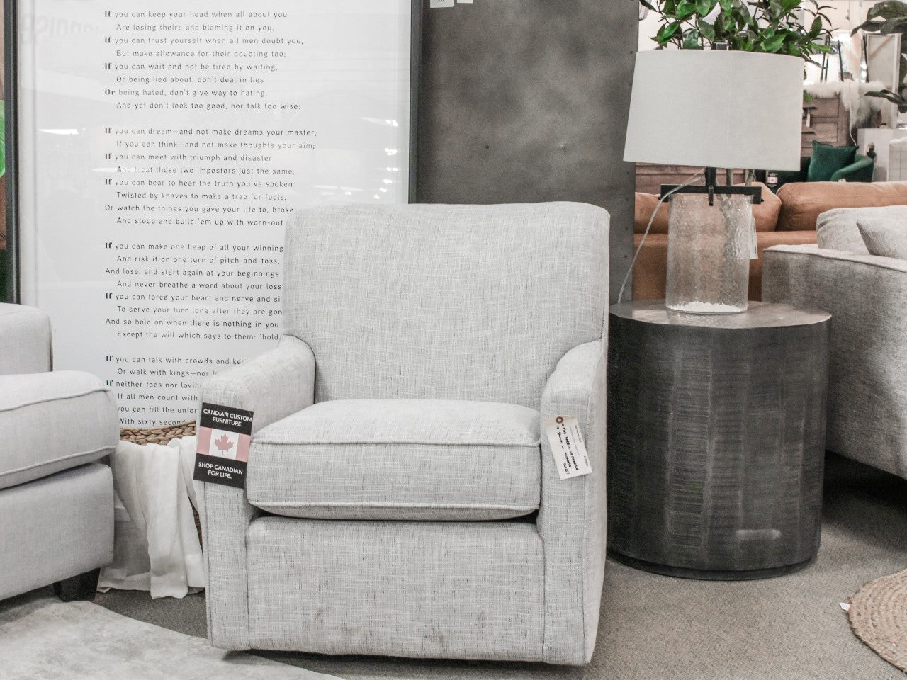 7543 Kingston Swivel Chair | Calgary Furniture Store