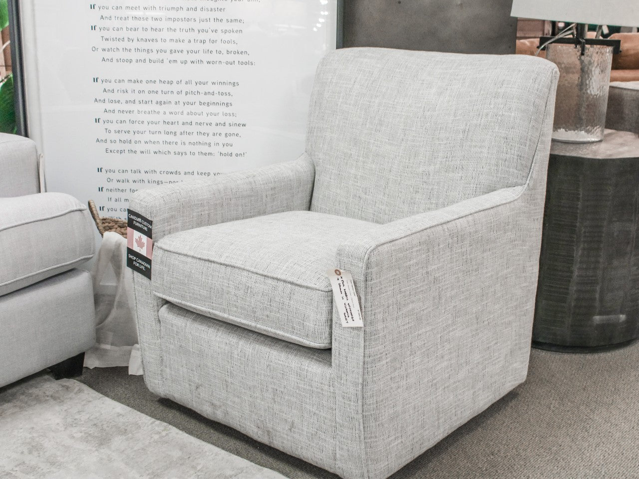 7543 Kingston Swivel Chair | Calgary Furniture Store