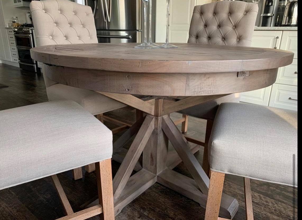 Driftedwood Reclaimed- Solid Wood Dining Table | Calgary Furniture Store
