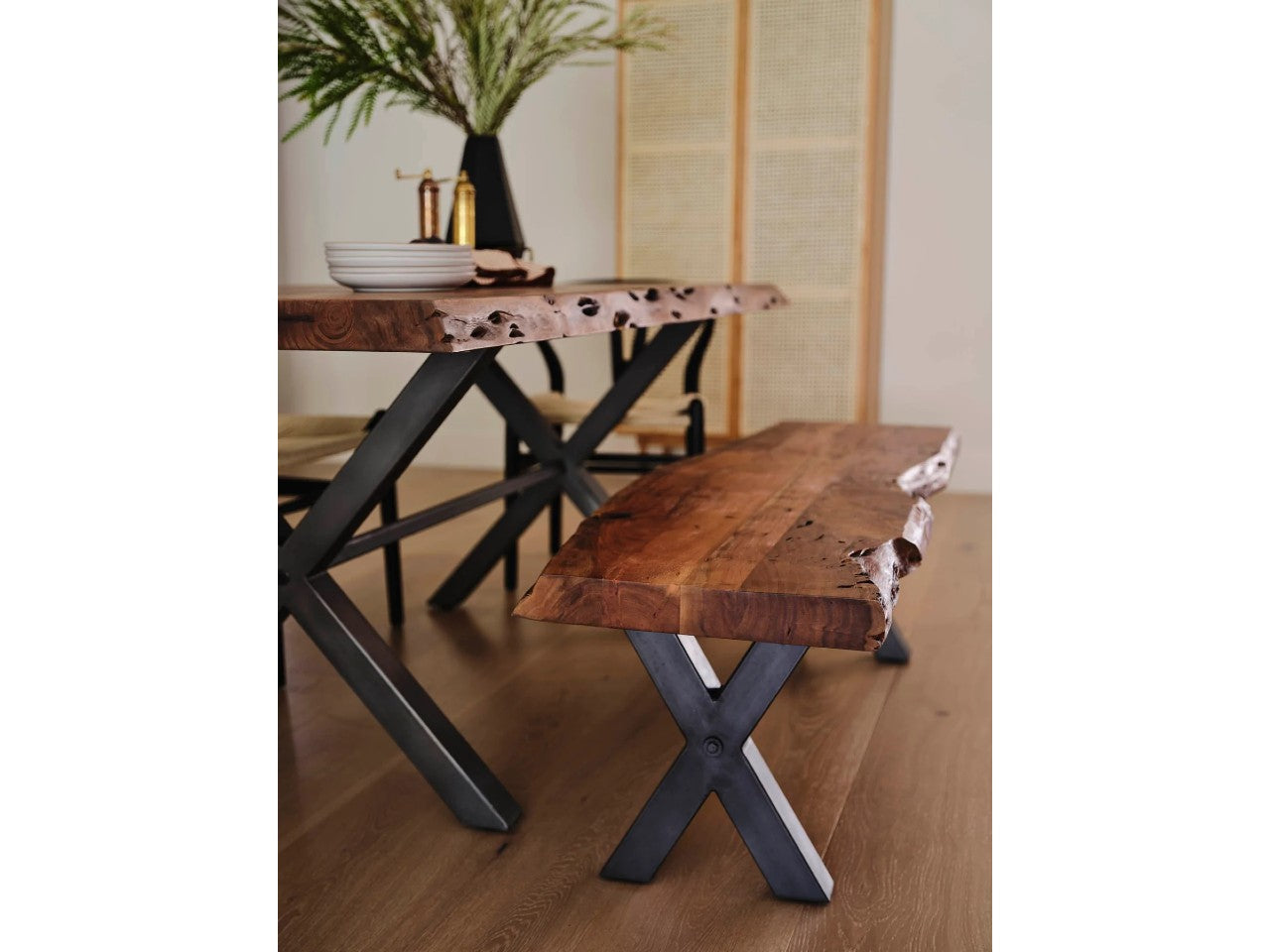 Acacia Solid Wood Benches | Calgary Furniture Store