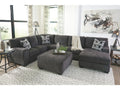 Ballinasloe Smoke Oversized Ottoman | Calgary Furniture Store