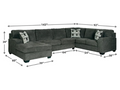 Ballinasloe Smoke Sectional | Calgary Furniture Store