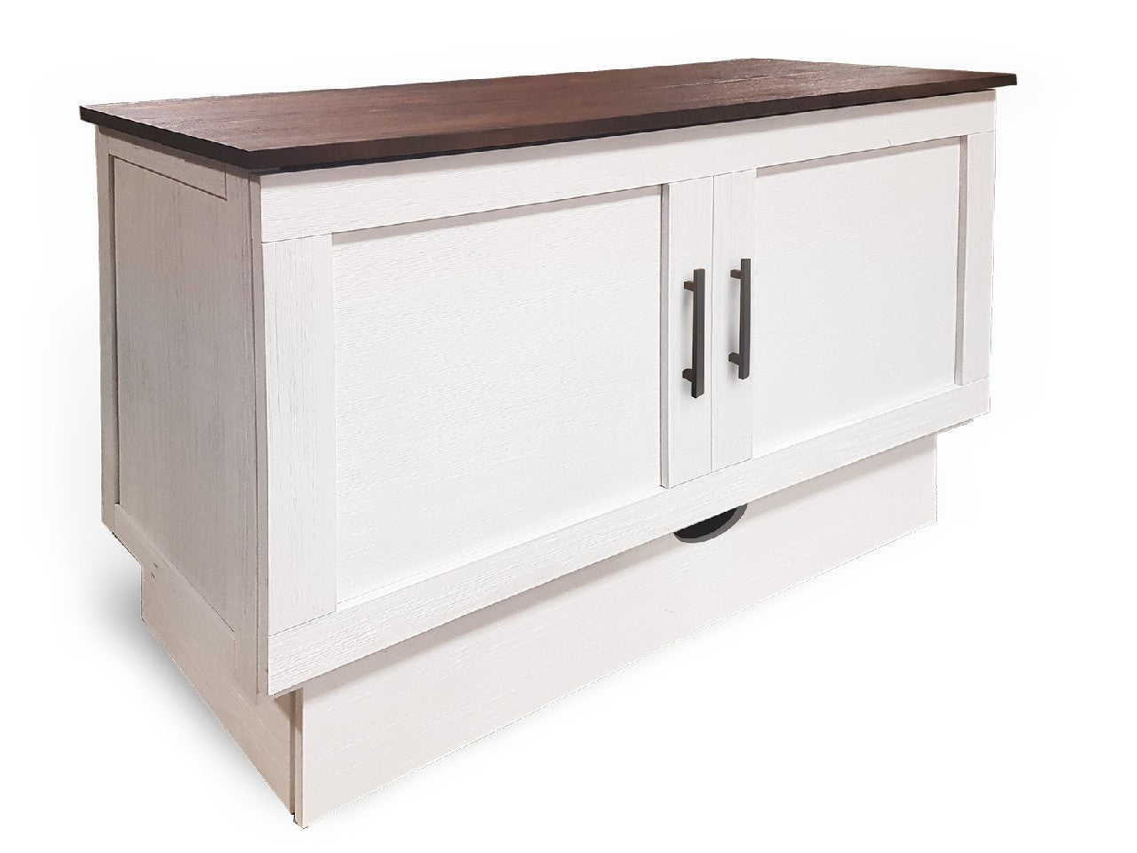 Cape Cod Brushed White Murphy Bed | Calgary Furniture Store