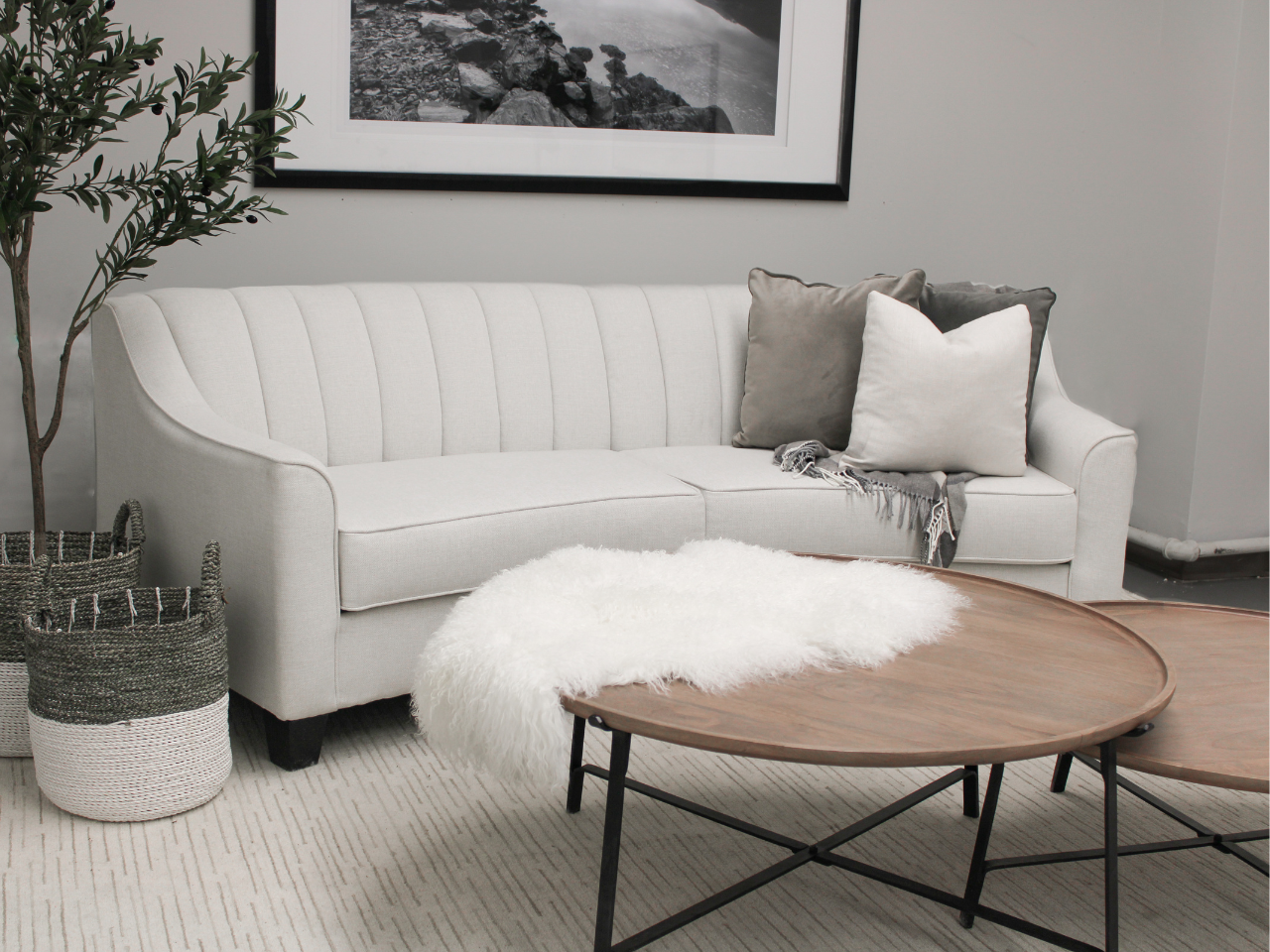 Chanel Curved Sofa 🇨🇦 | Calgary Furniture Store