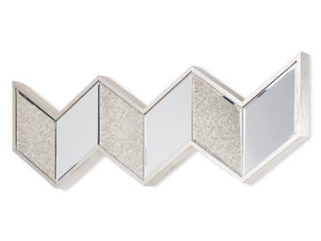 Cheveronna Mirror - Silver | Calgary Furniture Store