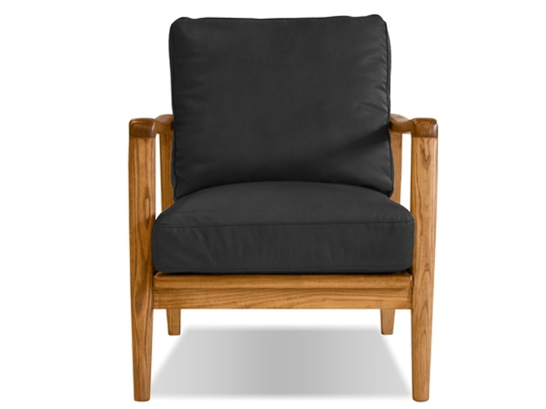Leather Craftsman Chair Walnut | Calgary Furniture Store
