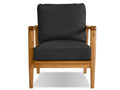 Leather Craftsman Chair Walnut | Calgary Furniture Store