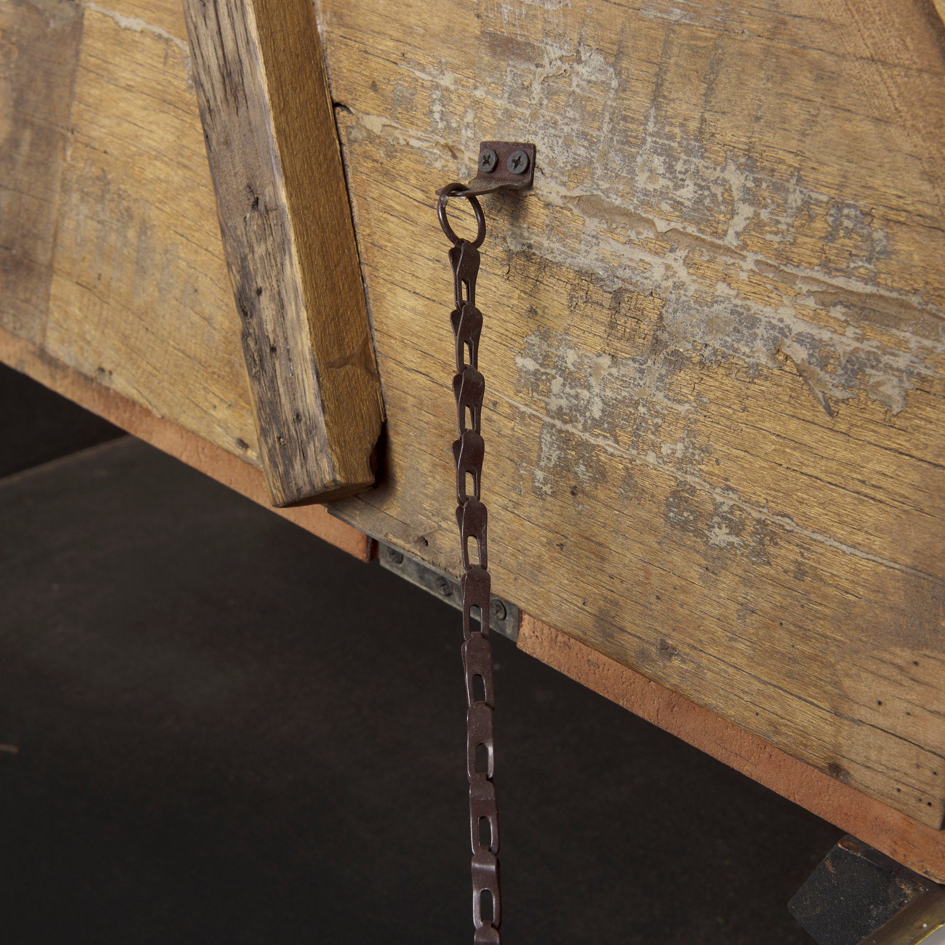 Esagono Metal Base Coffee Table - Double Hinged Solid Wood Top Brass | Calgary Furniture Store