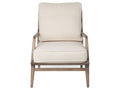 Harman II Wood Frame Accent Chair - Off-White Fabric Seat | Calgary's Furniture Store | Calgary Accent Chairs