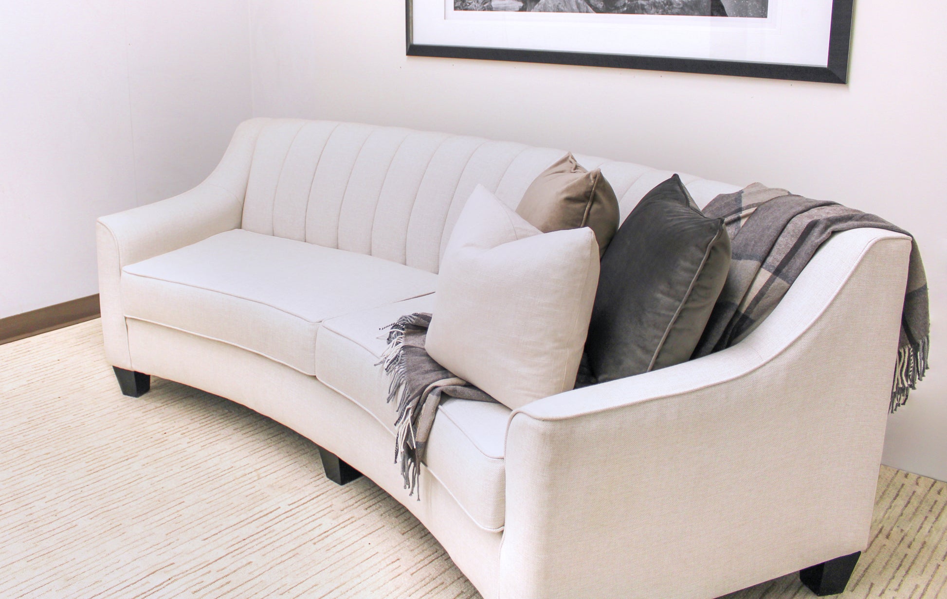 Chanel Curved Sofa 🇨🇦 | Calgary Furniture Store