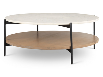 Larkin Round Coffee Table | Calgary Furniture Store