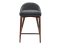 Mila Counter Stool - Dark Grey | Calgary Furniture Store