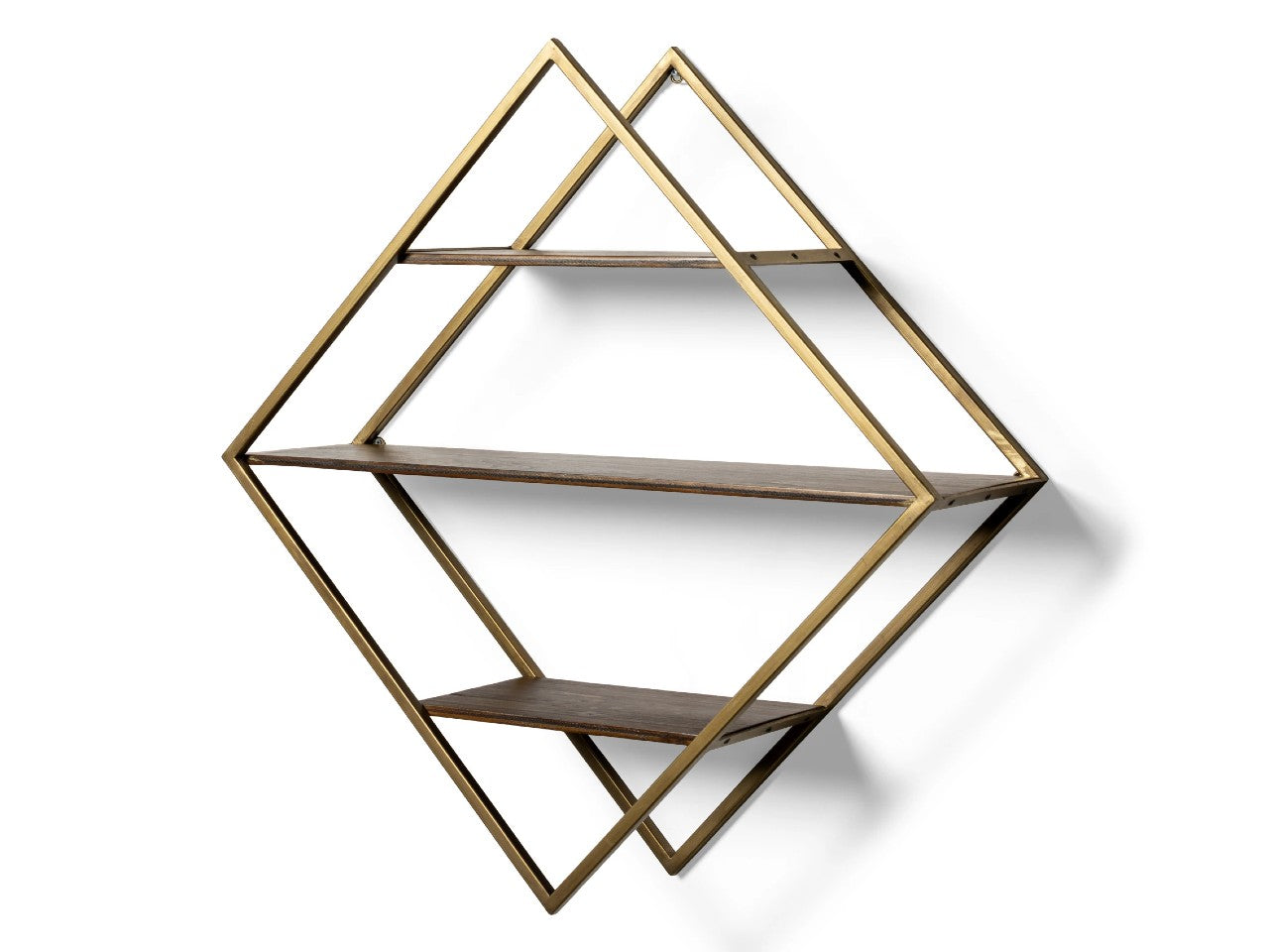 Neil I Diamond Shape Wall Mounted Wall Shelves | Calgary Furniture Store