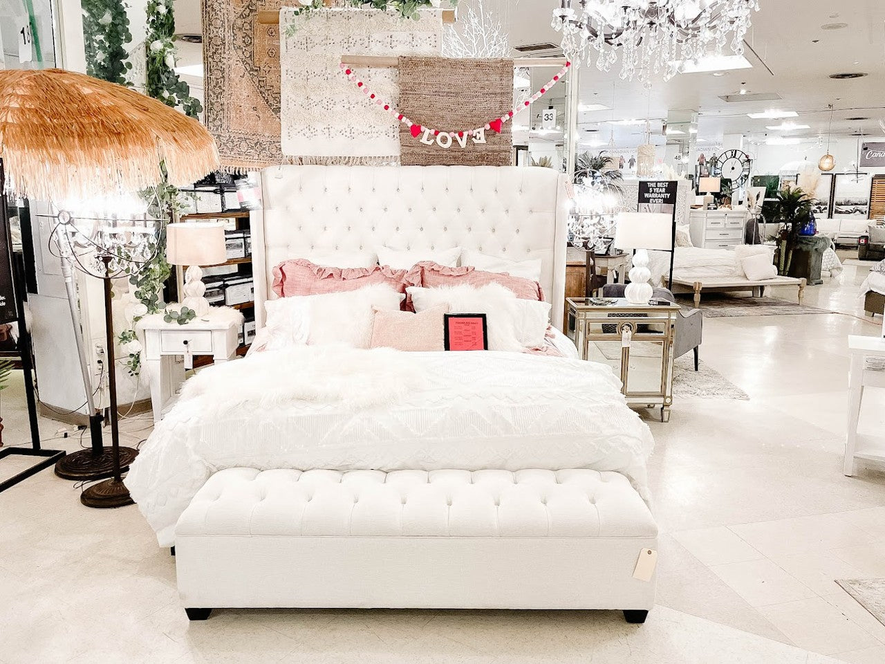 Panama Tufted Bench 🇨🇦 | Calgary Furniture Store