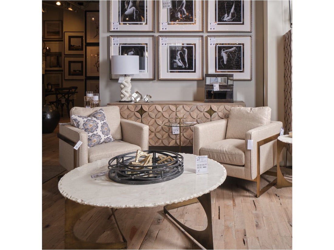Reinhold White Coffee Table | Calgary Furniture Store