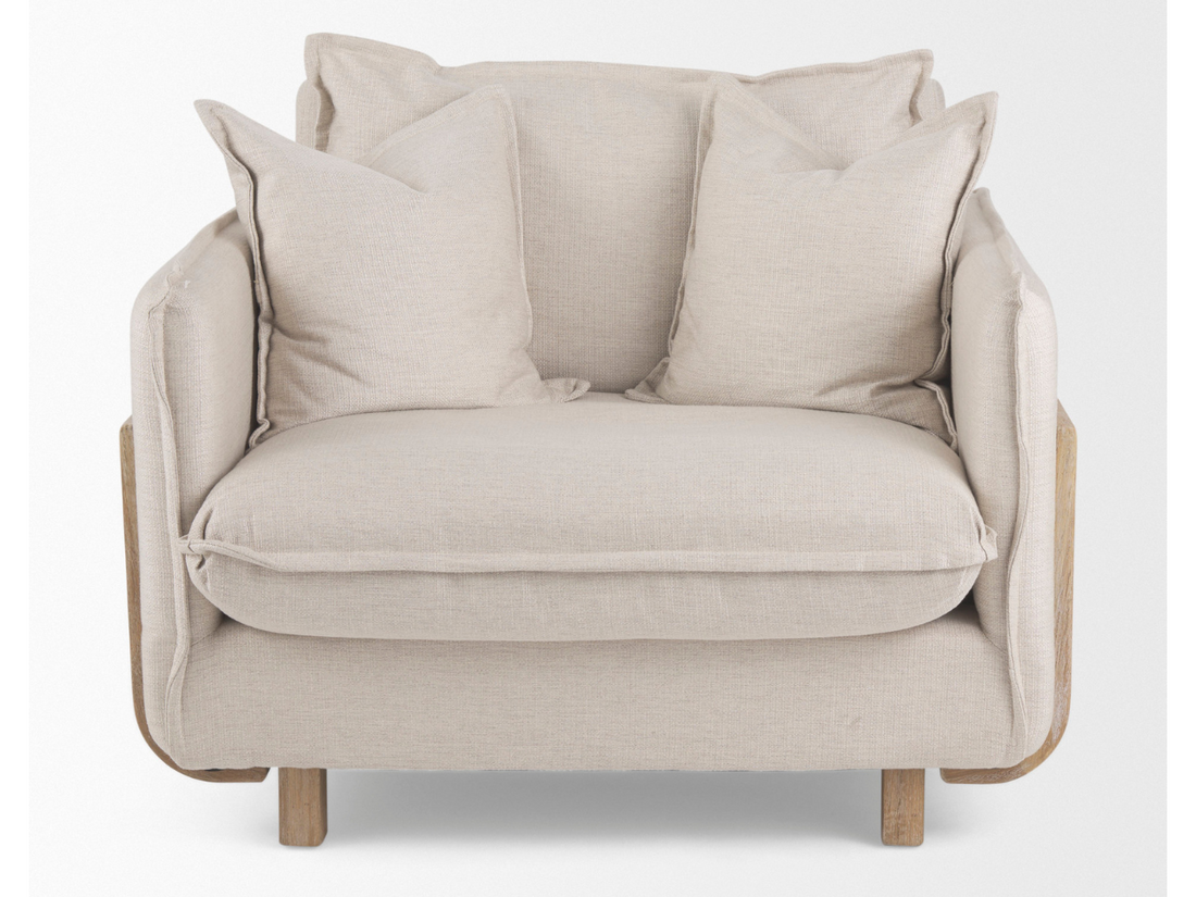 Roy Beige Accent Chair | Calgary Furniture Store