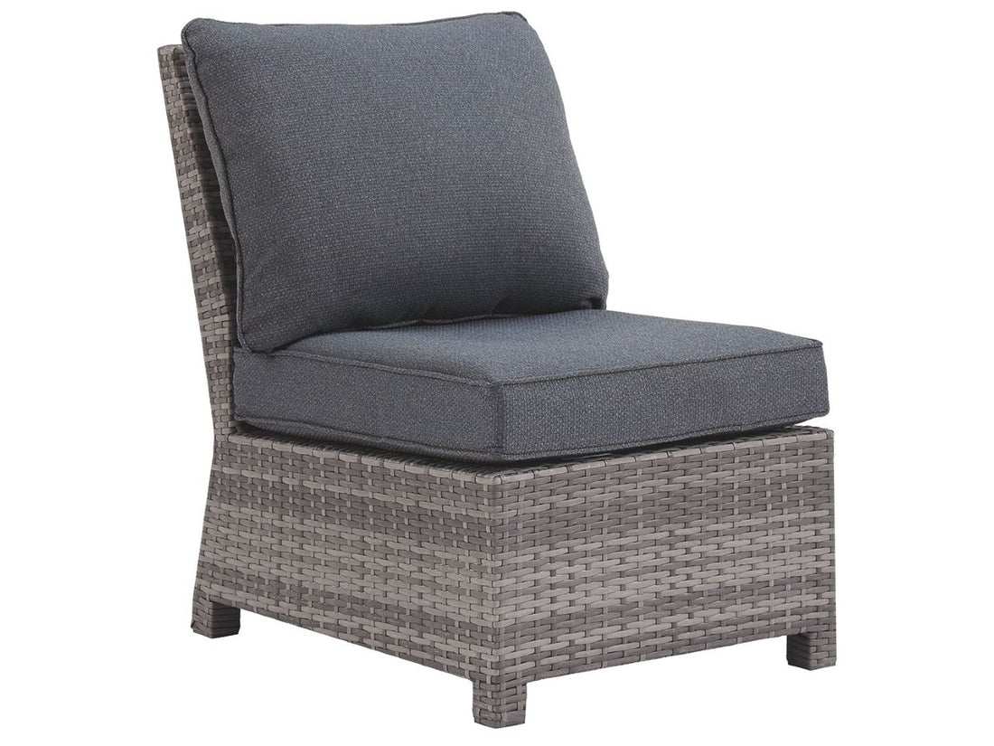 Salem Beach Armless Chair with Cushion | Calgary Furniture Store