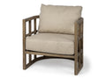 Skylar II Accent Chair - Tan Fabric Covered Cushioned | Calgary's Furniture Store | Calgary Accent Chairs