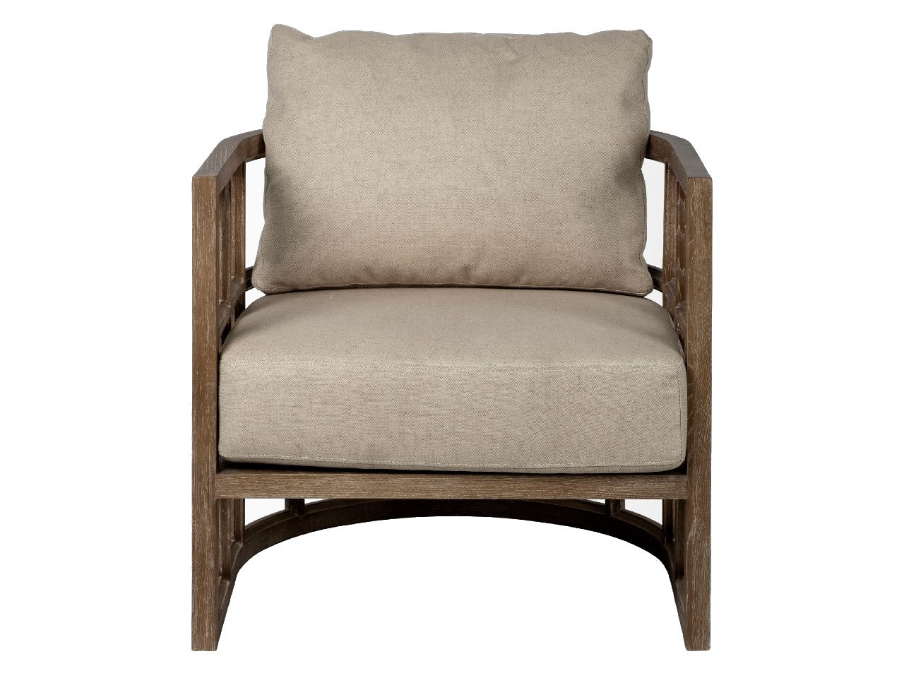 Skylar II Accent Chair - Tan Fabric Covered Cushioned | Calgary's Furniture Store | Calgary Accent Chairs