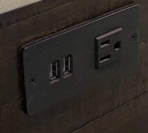 Tuscany Brushed Acacia Murphy Bed | Calgary Furniture Store