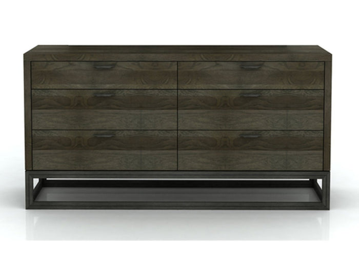 Woodcraft Modern Solid Wood 6 Drawer Dresser | Calgary Furniture Store