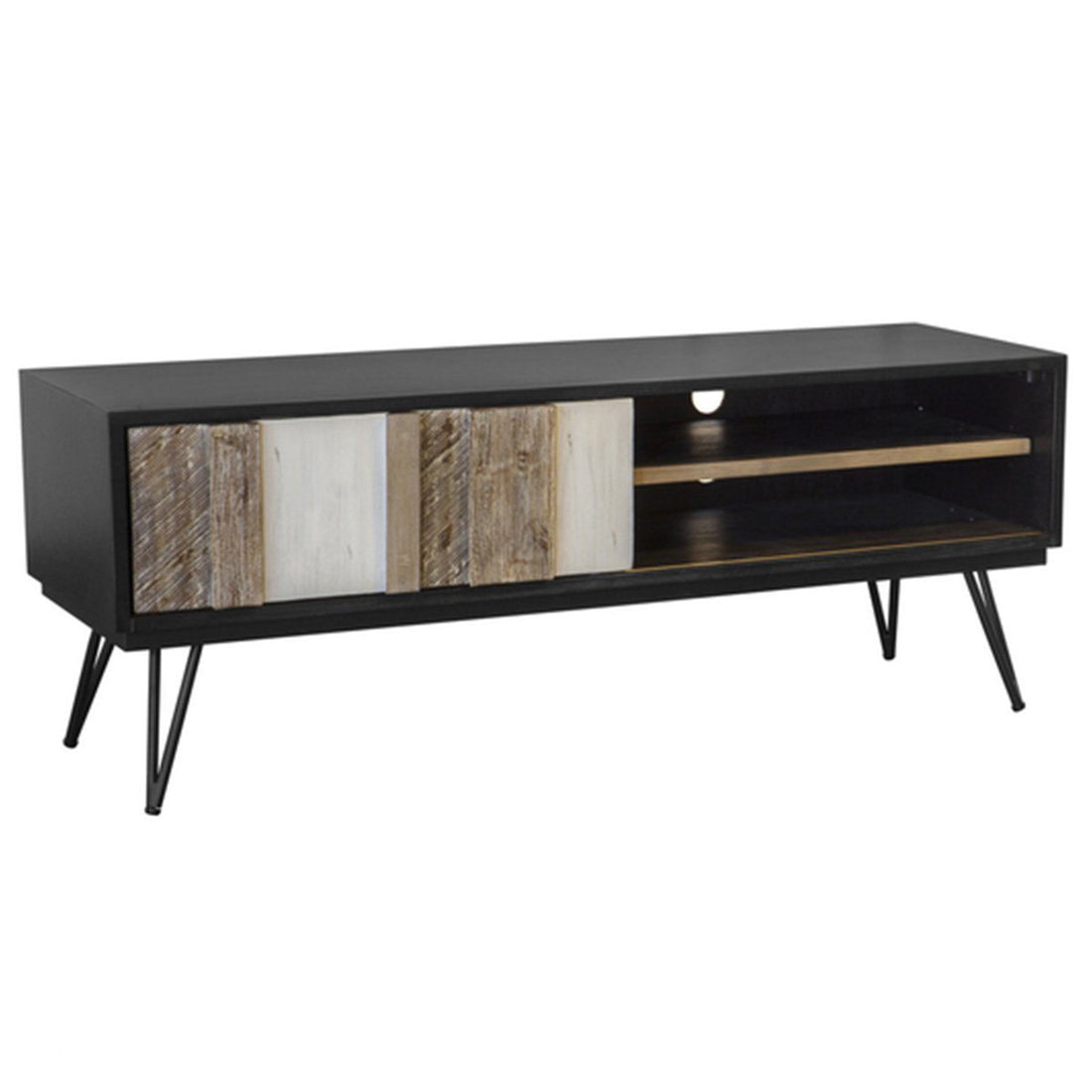 Solid Acacia Wood REGULAR MEDIA UNIT | Calgary Furniture Store