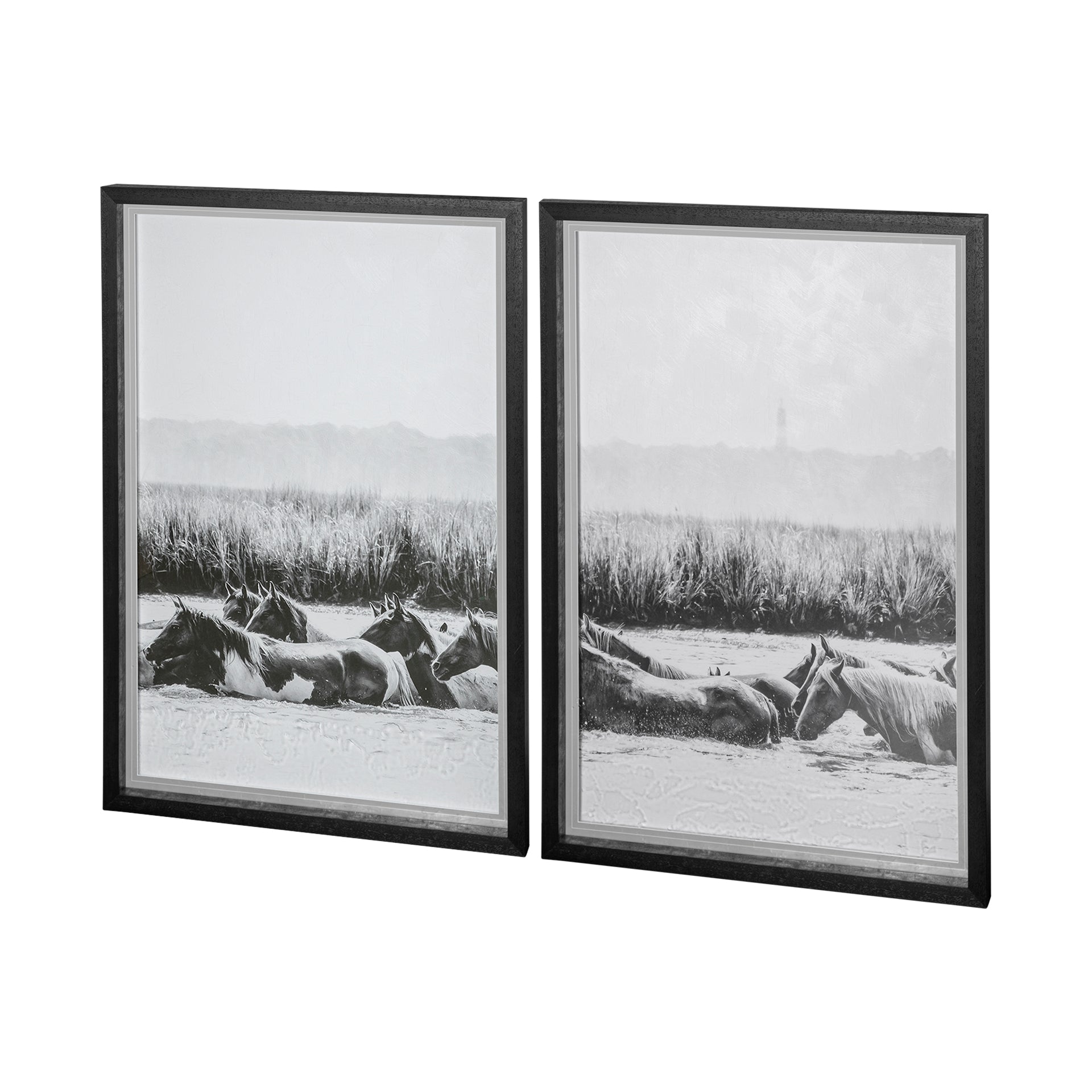 Water Horses III (Set of 2) | Calgary Furniture Store