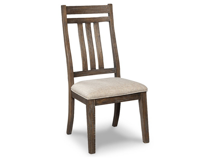 Wyndahl  Rustic Brown Dining Chair | Calgary Furniture Store