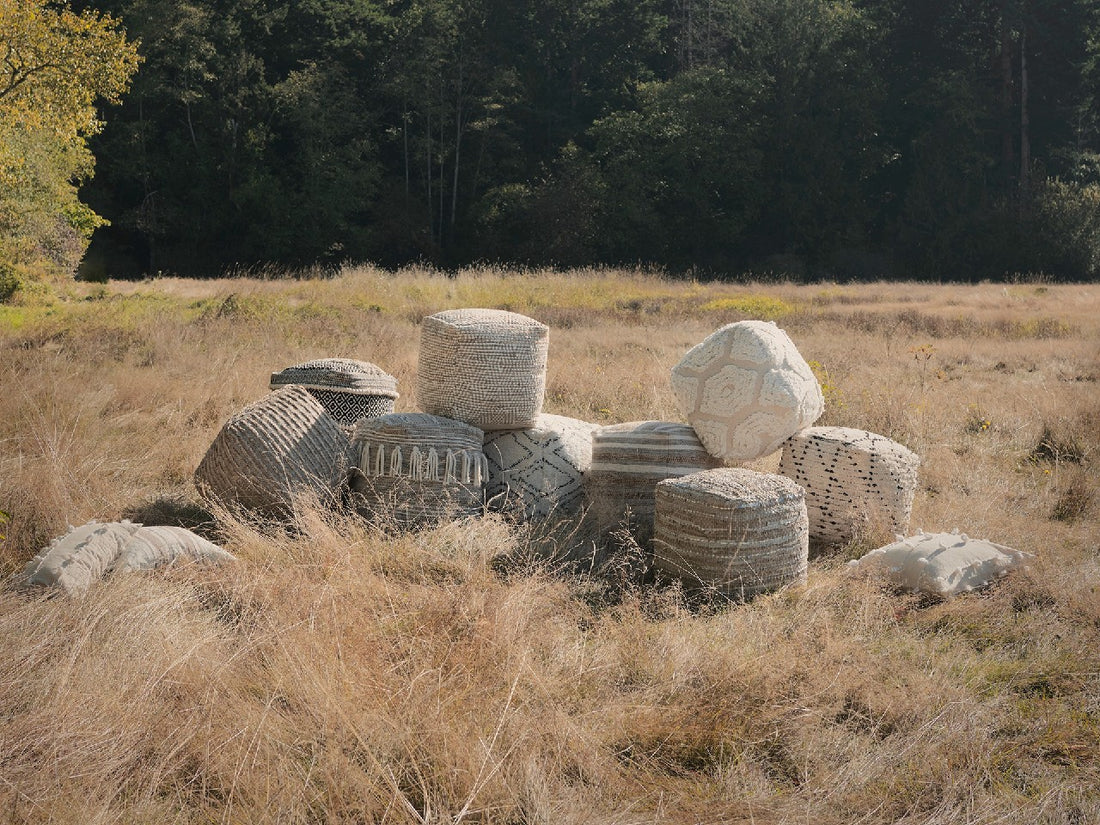 Aadhya Pouf | Calgary Furniture Store