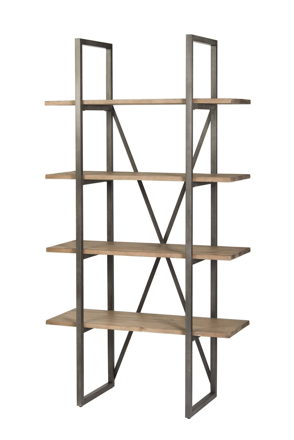 Aghan Cain Small Rack - Salvaged Grey/ Steel | Calgary Furniture Store