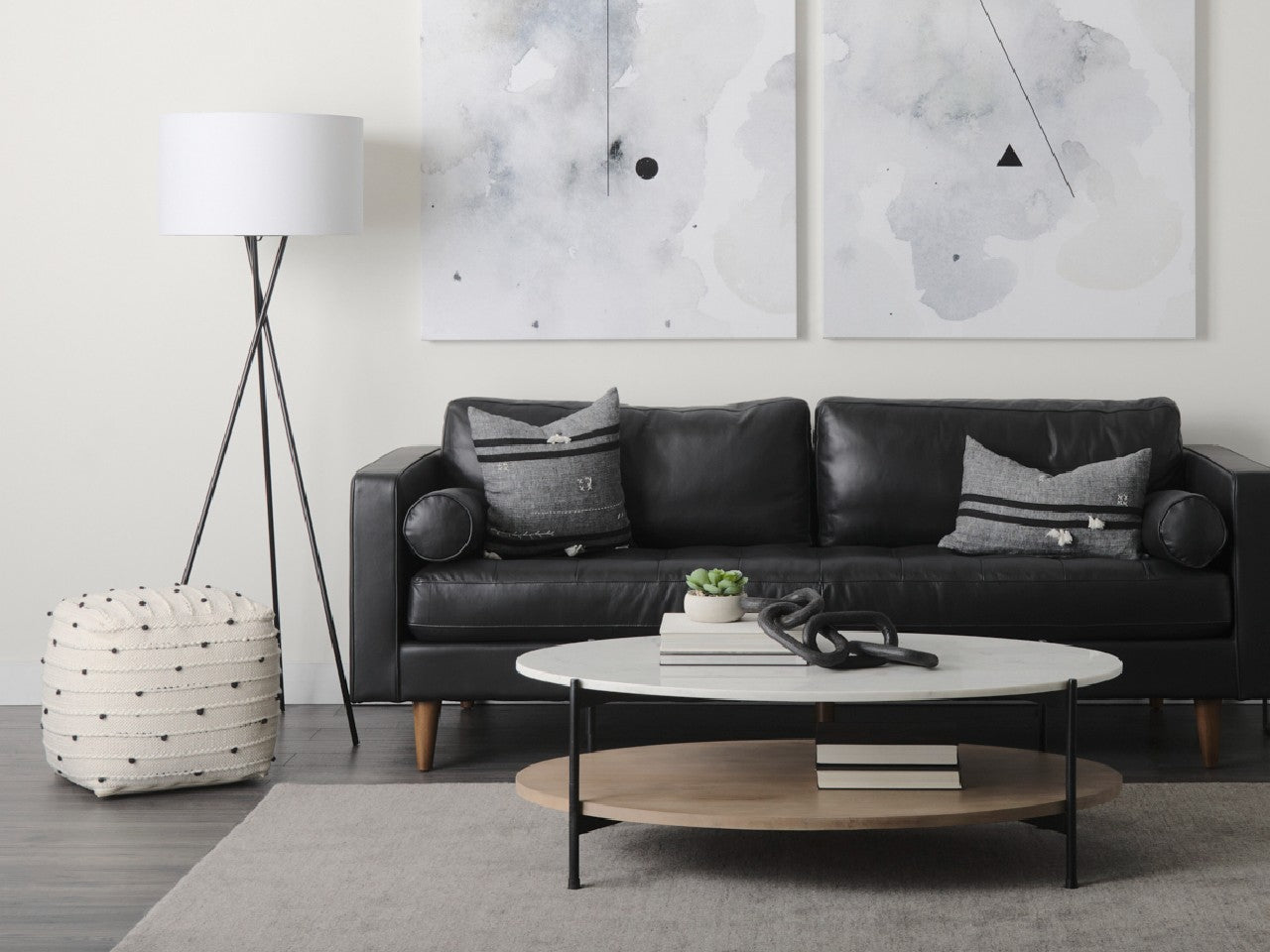 Amaira Pouf | Calgary Furniture Store