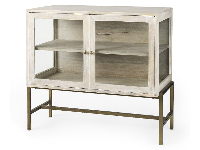 Arelius White Accent Cabinet | Calgary Furniture Store