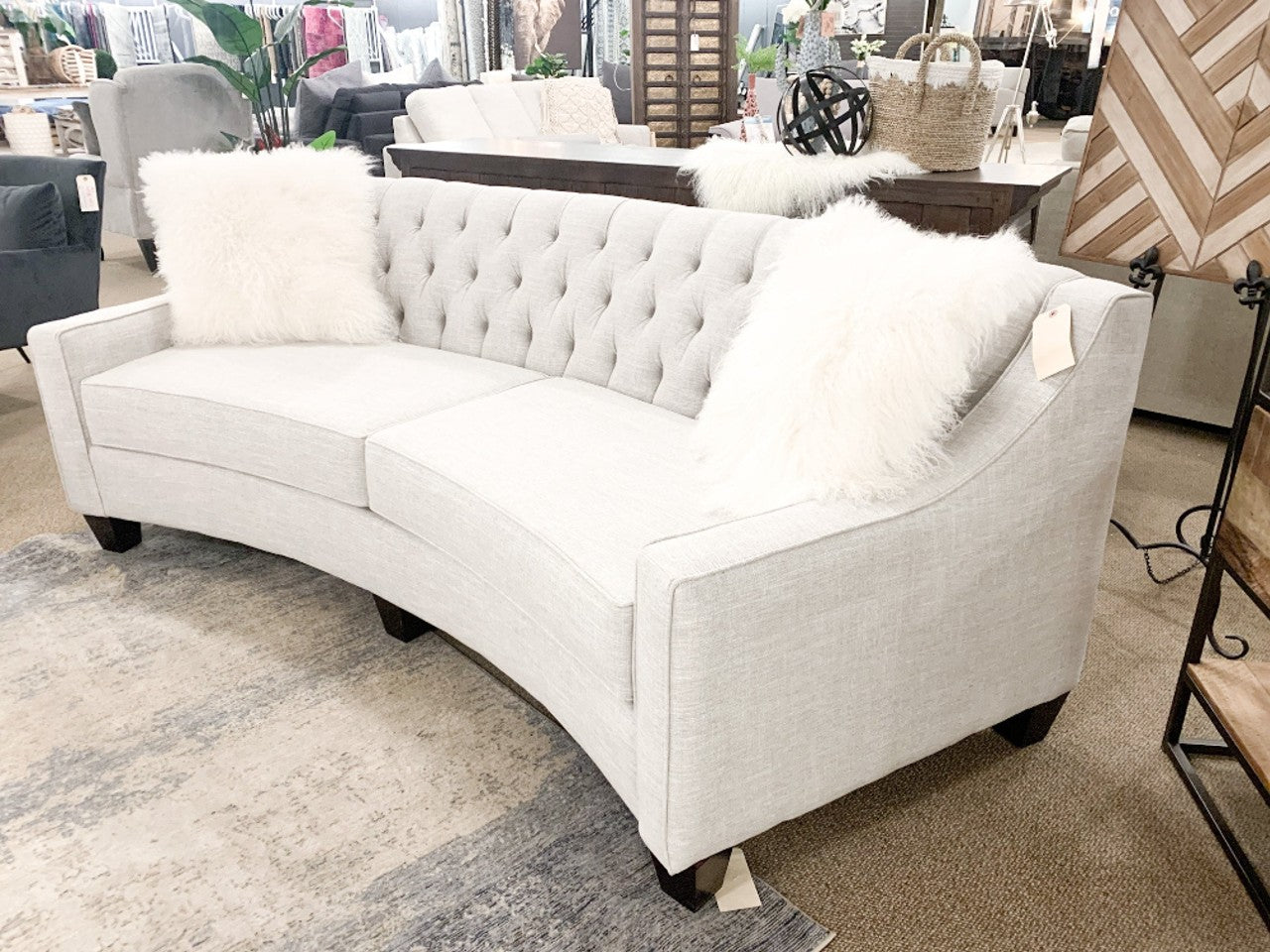 Astoria Curved Sofa 🇨🇦 | Calgary Furniture Store