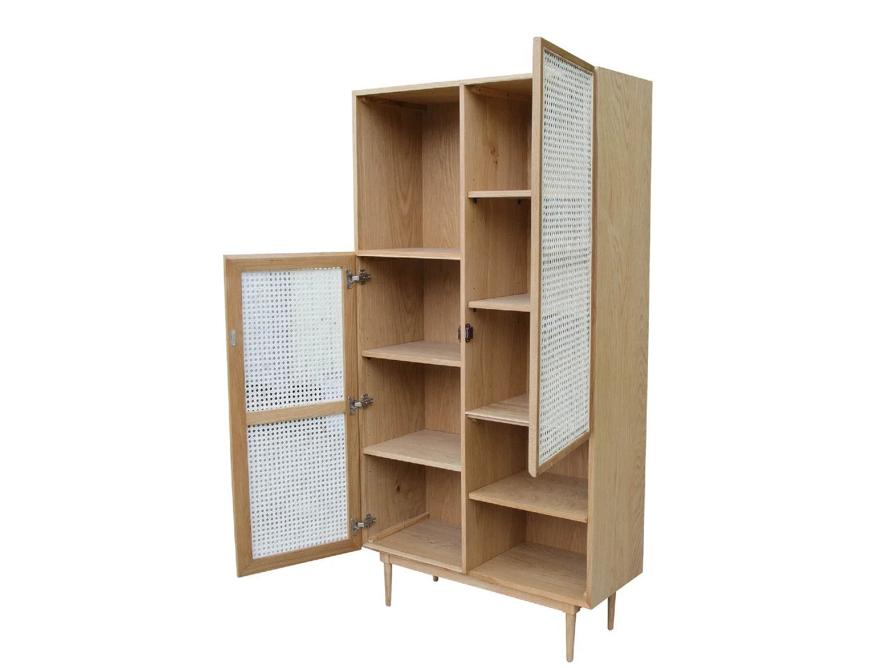 Cane Bookcase - Natural | Calgary Furniture Store