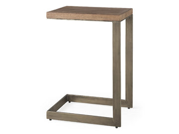 Faye Medium Brown Side Table | Calgary Furniture Store