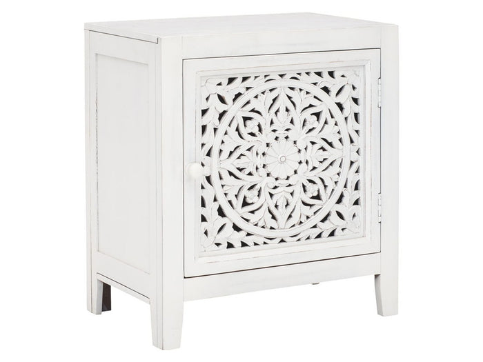 Fossil  Accent Cabinet - White | Calgary Furniture Store