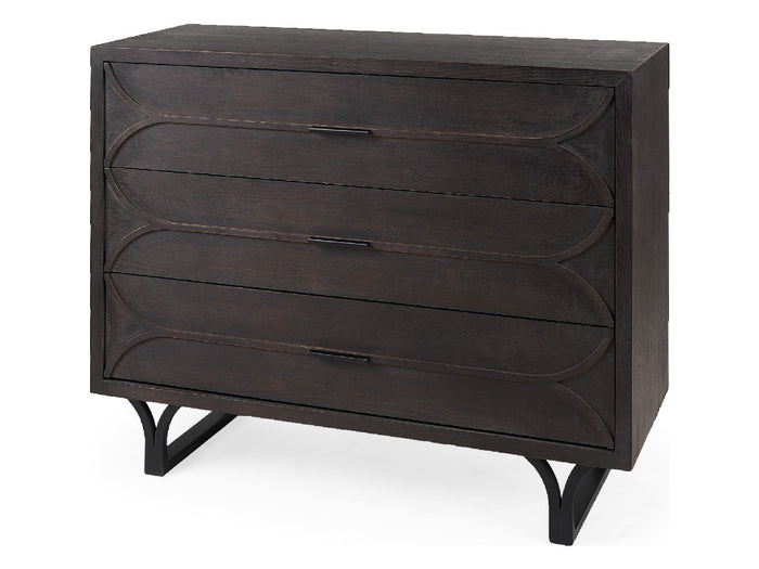 Giselle Accent Cabinet - Dark Brown | Calgary Furniture Store