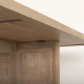 Cane Light Brown Solidwood Dining Table | Calgary Furniture Store