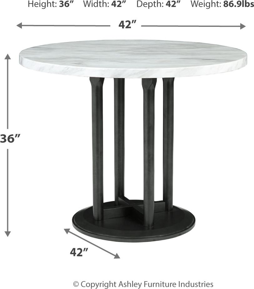 Centiar Counter Height Dining Room Table | Calgary Furniture Store