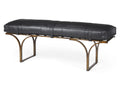 Jessie Black Accent Bench | Calgary Furniture Store